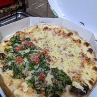 Half vegetarian cheese and some vegetables. Both vegetarian. at Francesca Pizzaria - Vila Planalto in Brasilia