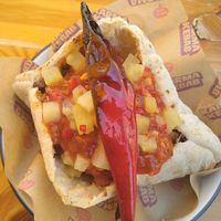 Al pastor pita at Karma Kebab in Utrecht