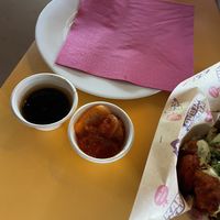 Tokyo high and kimchi sides  at Karma Kebab in Utrecht