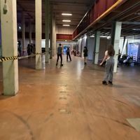 Roller disco!  at Karma Kebab in Utrecht