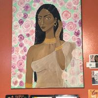 Interior painting   at Tassili's Raw Reality in Atlanta
