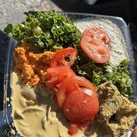 5 item plate   at Tassili's Raw Reality in Atlanta