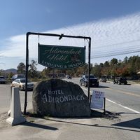Signage  at Adirondack Hotel in Long Lake