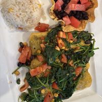 Spinach potato enchiladas  at Casa Mezcal in Bath