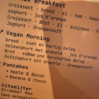 menu  at Bikmik in Venlo