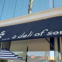 Front / 3 store fronts from Starbucks at Hank's Bagels in Sherman Oaks