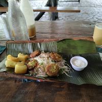 Falafel at La Nutria Vegana in San Jose