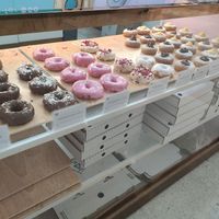 Doughnut Cabinet at Happy Dough in Chermside