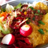 Looks good, taste good, Burrito Bowl at Schimpanski CafeDeli - Maybe closed in Biberach