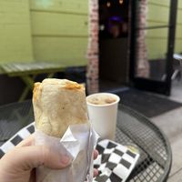 Vegan Burrito   at Roostercat Coffee House in Denver