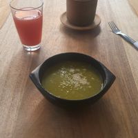 Soup at Bici Cafe in San Agustin