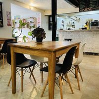 Inside  at Bici Cafe in San Agustin