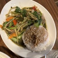 Veggie stir fry  at Cafe De Pho Thai in Estes Park