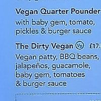 Menu at LHR - Big Smoke - T2 in West London
