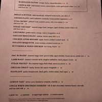 PM menu  at Death & Co in Denver