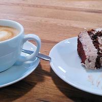 Leider vergessen gleich zu fotografieren! Die Torte war einfach zu lecker... at Maya's Unverpacktladen & Café  in Hofheim In Unterfranken