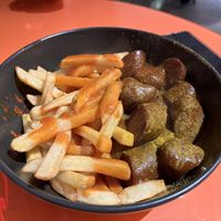 XXL curry wurst  at Dönermeister in Vienna