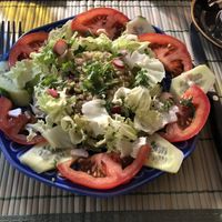 The vegan salad  at Dix-Bis in Castellane