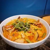 angel hair laksa  at Roots in Johor Bahru