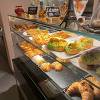 Sandwiches and pastries  at Cafe Latrio in Berlin