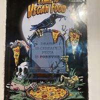 Zombie Pizza!  at Time To Vegan Food in Sao Paulo