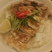 Tofu Pho - the broth is sooo tasty!! at The Viet Kitchen in Bristol