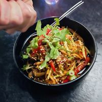 Sichuan salad. Warning! Fucking delicious💗 at Tien-Tsin in Gothenburg