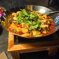 Vegan Mapo tofu at Tien-Tsin in Gothenburg