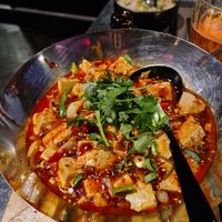 Vegan mapo tofu at Tien-Tsin in Gothenburg