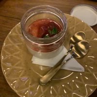 Panna cotta  at L'Osteria Pizza e Cucina in Canggu