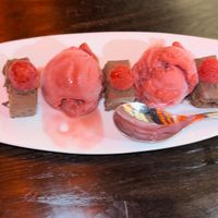 Chocolate torte! So yum  at Blue Sushi Sake Grill in Houston