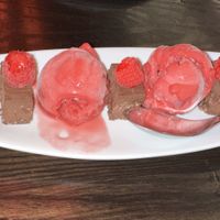 Chocolate torte  at Blue Sushi Sake Grill in Houston