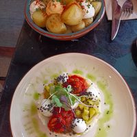 Para compartir patatas velada y ensaladilla velada at Velada in Barcelona