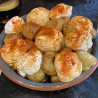 Patatas bravas  at Velada in Barcelona