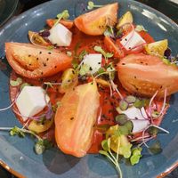 Tomatoes and feta  at Velada in Barcelona