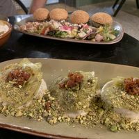 Artichoke Flowers & Sliders  at Velada in Barcelona