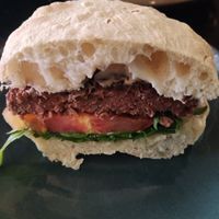 Truffle burger at Velada in Barcelona