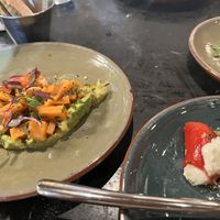 The super fishy salmon is definitely a talking point, very good.  at Velada in Barcelona