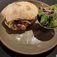 Pulled Barbecue Burger at Velada in Barcelona