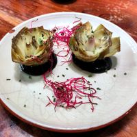 Artichoke hearts at Velada in Barcelona