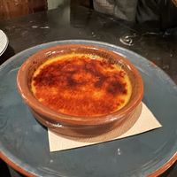 Creme brulee  at Velada in Barcelona