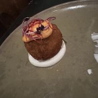 Bomba (only one left, the other was already eaten👀)  at Velada in Barcelona