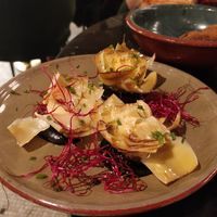 Artichokes at Velada in Barcelona