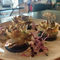 Flor de alcachofa at Velada in Barcelona