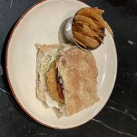 No chicken burgerrs  at Velada in Barcelona