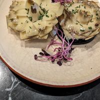 Artichoke hearts at Velada in Barcelona