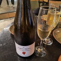 Sparkling wine at Velada in Barcelona