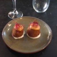 Some sort of croquette-like dish with aioli, forgot the name. at Velada in Barcelona