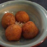 Mushroom croquettes. at Velada in Barcelona