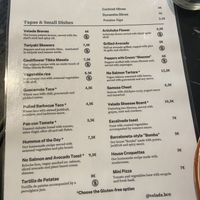 Menù  at Velada in Barcelona